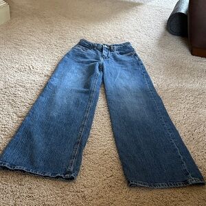 H&M Classic Blue Wide-Leg Women Jeans Sz: 2